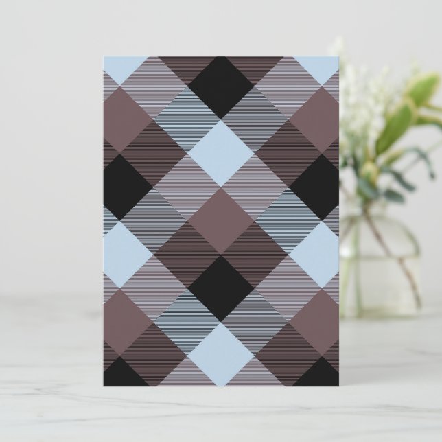 Geometrisk kvadratabstraktion 8 kort (Stående Fram)