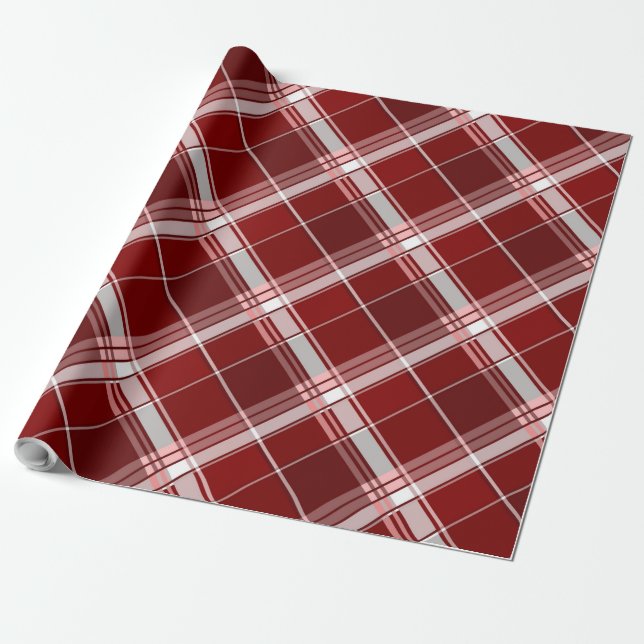 Geometrisk kvadratisk abstraktion 7 presentpapper (Utrullad)