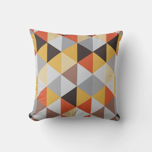 Geometrisk låga kudde (Framsida)