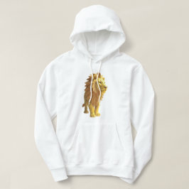 Geometrisk Lejon Hoodie
