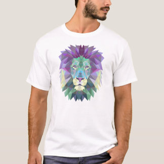 Geometrisk lejon illustration tröja
