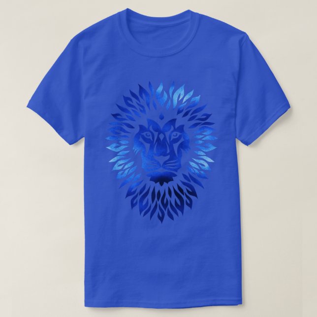 Geometrisk Lejon T Shirt (Design framsida)