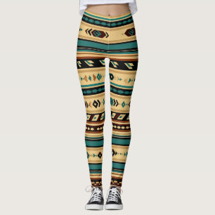 Geometrisk Linjer Leggings