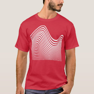 geometrisk linjer t shirt