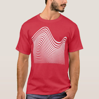geometrisk linjer t shirt