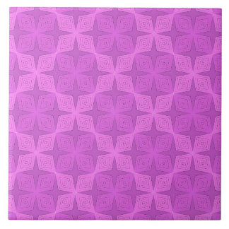 Geometrisk ljus lila art deco kakelplatta