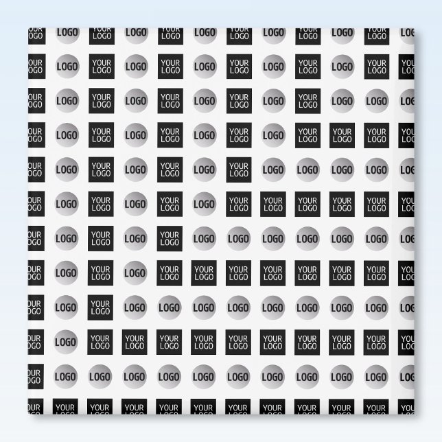 Geometrisk logotypmönsterdesign 2 magnet (Skapare uppladdad)