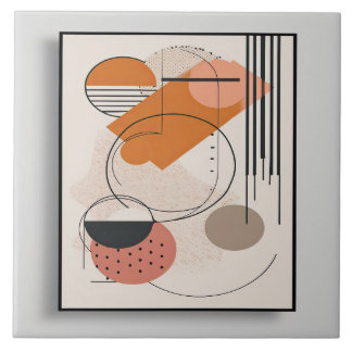 Geometrisk magasin nr 8 under mittårhundradet kakelplatta