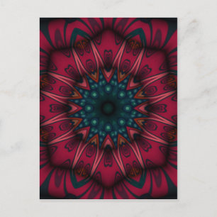Geometrisk Mandala Vykort