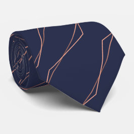 Geometrisk marin koppar slips
