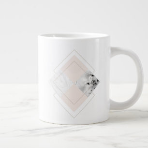 Geometrisk markeringsdesign jumbo mugg