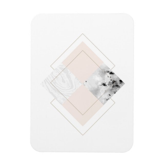Geometrisk markeringsdesign magnet (Vertikal)