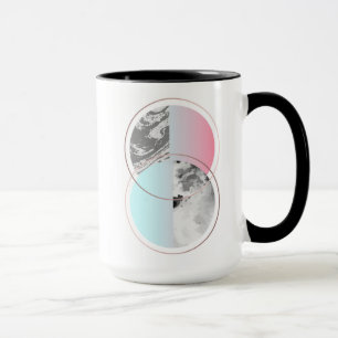 Geometrisk marmorScandi design Mugg