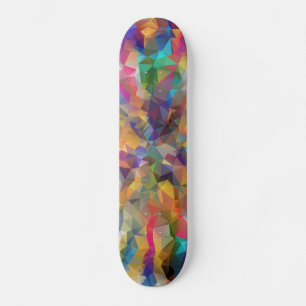 Geometrisk Mini Skateboard Bräda 18,5 Cm