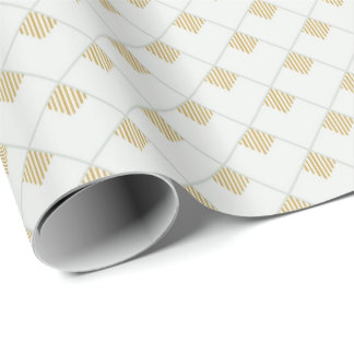 Geometrisk minimalism streck presentpapper