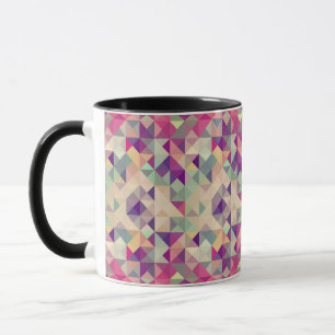 Geometrisk modell för vintageHipsters Mugg