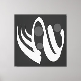 geometrisk modern abstrakt canvastryck