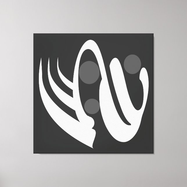 geometrisk modern abstrakt canvastryck (Framsida)