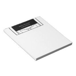 Geometrisk Modern Minimalistisk Elegant Profession Anteckningsblock