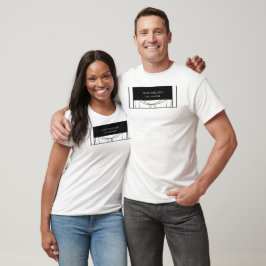 Geometrisk Modern Minimalistisk Elegant Profession T Shirt