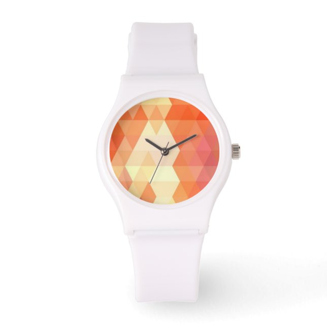 Geometrisk mönster 1 armbandsur (Framsida)