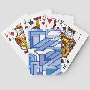 Geometrisk mönster 2 spel kort