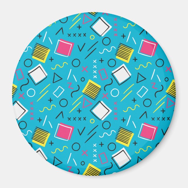 Geometrisk Mönster 4 Magnet (Framsidan)