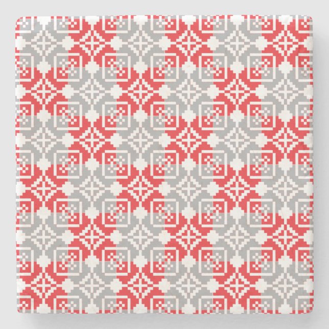 Geometrisk mönster VI för SOL i Lettland Stenunderlägg (Framsidan)