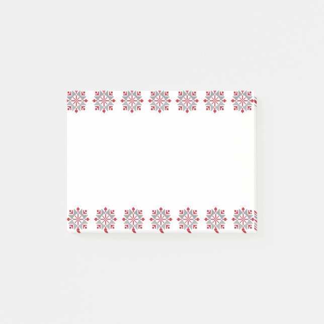 Geometrisk mönster VII för SOL i Lettland Post-it Block (Framsida)