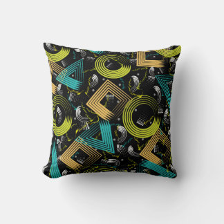 Geometrisk mönsterbakgrund,retro,90s,abstrakt,a kudde