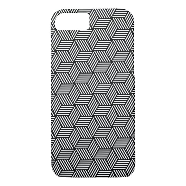 Geometrisk mönsterkonstdesign Case-Mate iPhone skal (Baksida)