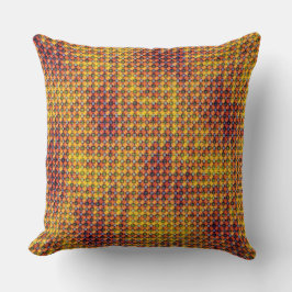 Geometrisk Mosaic Rutnät Abstrakt Mönster Design 1 Kudde