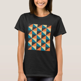 geometrisk mosaik mönster poster en modern geometr t shirt