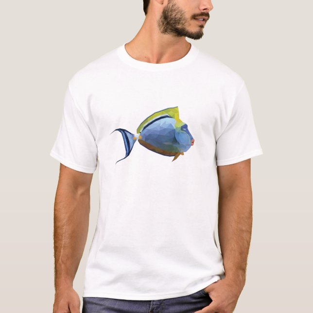 Geometrisk mosaisk Naso Tang Tee (Framsida)