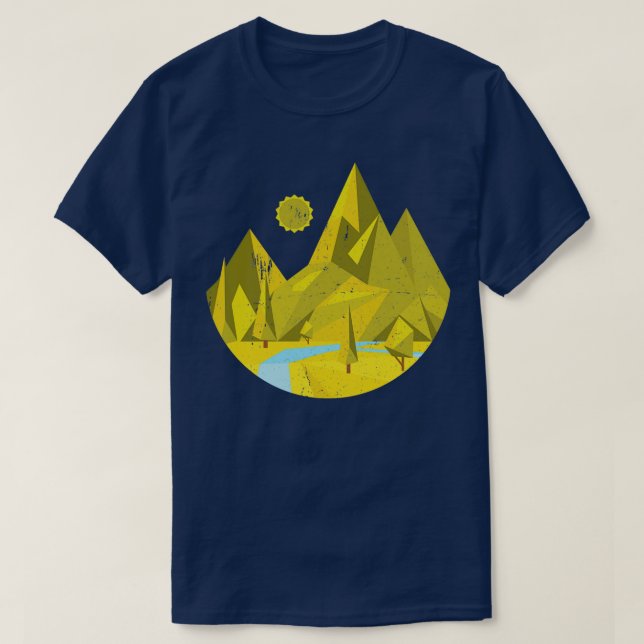 Geometrisk natur 2 t shirt (Design framsida)