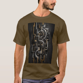 Geometrisk Nexus-krets fantastisk design T Shirt