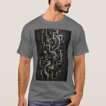 Geometrisk Nexus-krets fantastisk design T-shirt