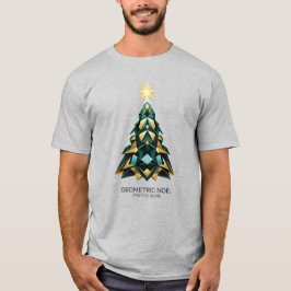 Geometrisk Noël Festiv Glöd Julkläder T Shirt