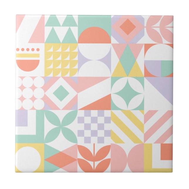 geometrisk nr 32 kakelplatta (Framsidan)