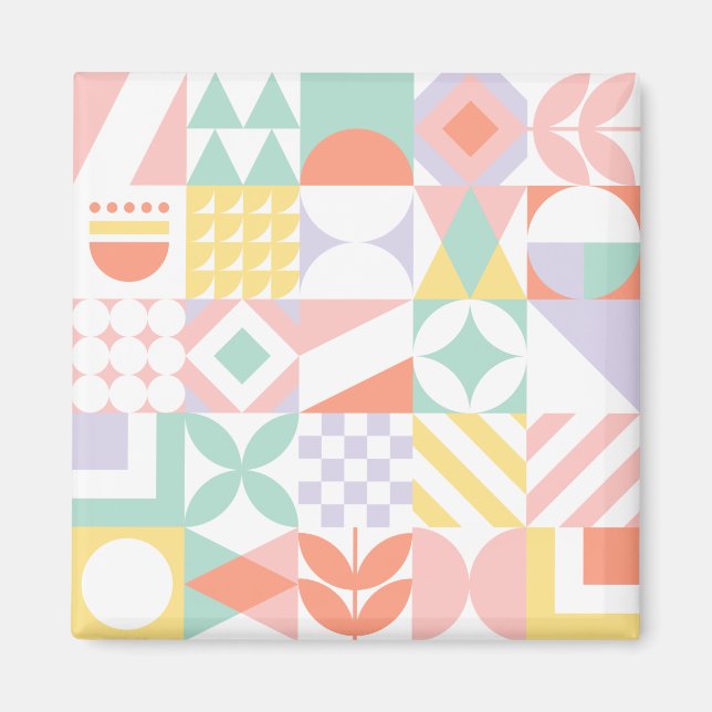 geometrisk nr 32 magnet (Framsidan)