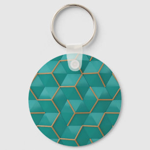 geometrisk nyckelring