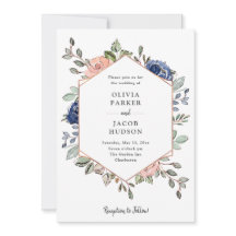 Geometrisk och marin Blommigt | Bröllop