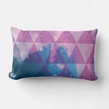 Geometrisk Ombre Moln Babykudde