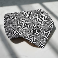 Geometrisk optisk Illusion, svart och vit Mönster