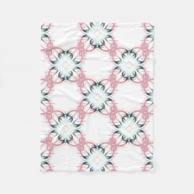 Geometrisk ornament. fleecefilt (Framsidan)