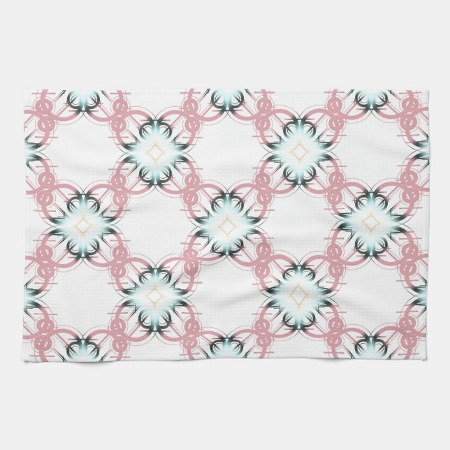 Geometrisk ornament. kökshandduk (Horisontell)