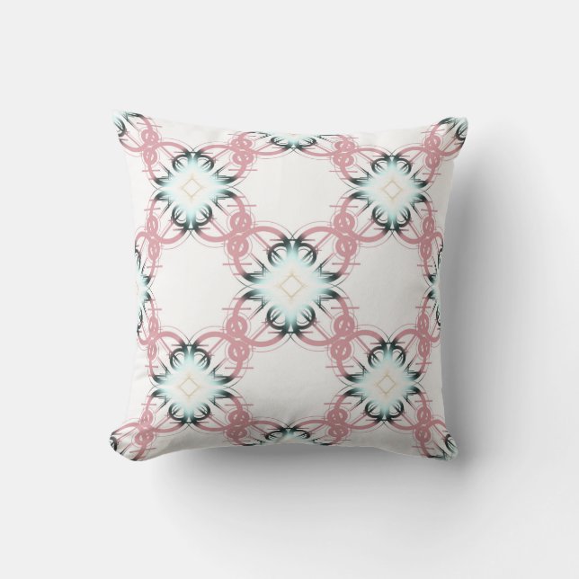 Geometrisk ornament. kudde (Framsida)