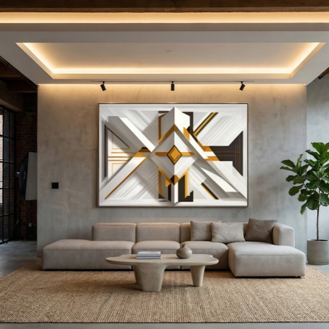 Geometrisk Överflöd Canvastryck (Skapare uppladdad)