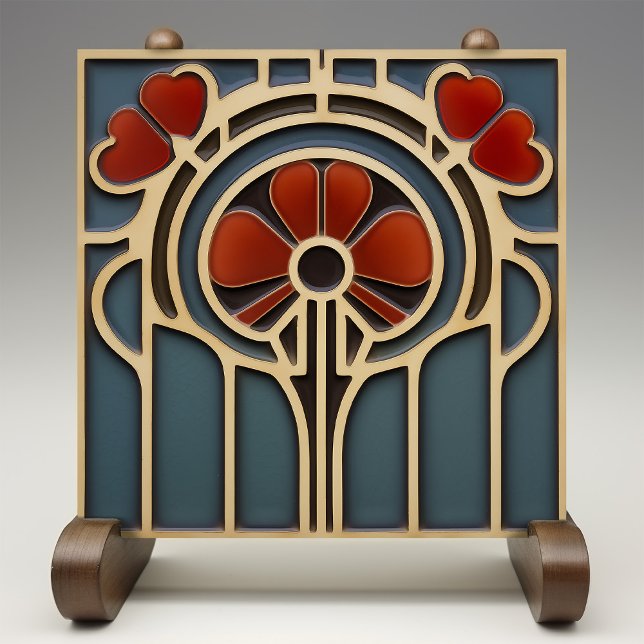 Geometrisk panel för blommigt Harmony Kakelplatta (Skapare uppladdad)