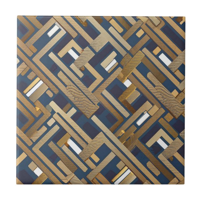 Geometrisk panel kakelplatta (Framsidan)